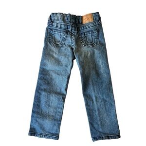 True Religion 4T Geno Relaxed slim Toddler Baby boy jeans Adjustable waist